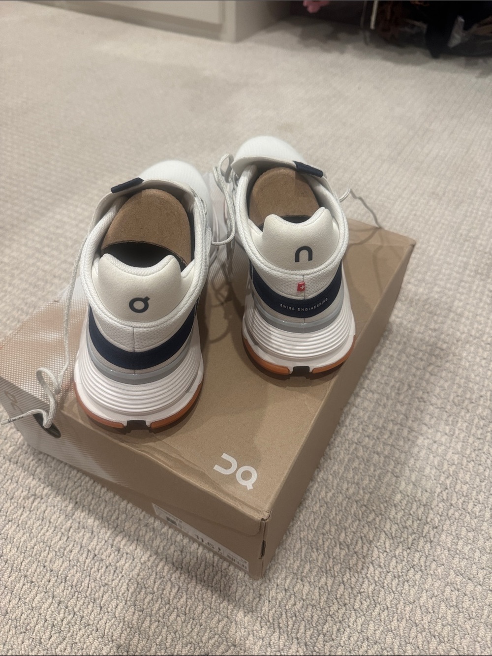 On Running Men’s White Navy Cloudnova 2 - Picture 2 of 7